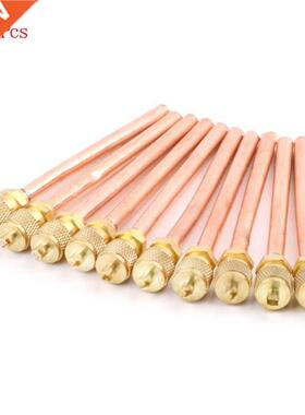 10pcs Air Conditioner Refrigeration Access Valves 6mm OD Cop