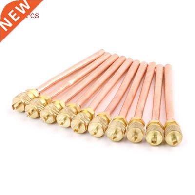 10pcs Air Conditioner Refrigeration Access Valves 6mm OD Cop