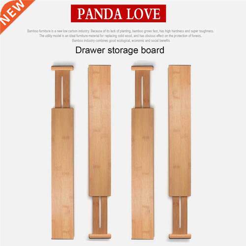 Adjustable Bamboo Drawer Dividers Expandable Organizer House