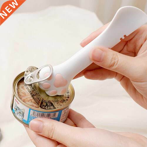 Cat ultifunction Canned Spoon Pet Plastic Jar Opener Dog
