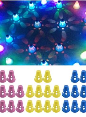 10 Pieces LED Skting Cones Mrker gility Prctice Pile