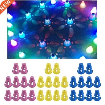 10 Pieces LED Skting Cones Mrker gility Prctice Pile