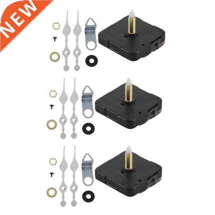 3X Long Spindle Clock Mechanism Movement, 3/ 5 Inch Maximum