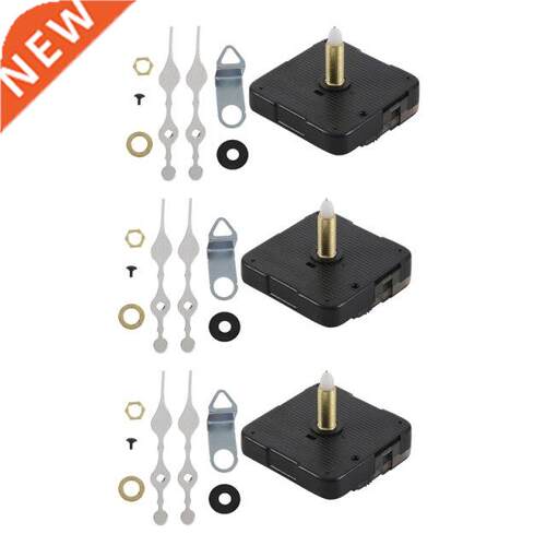 3X Long Spindle Clock Mechanism Movement, 3/ 5 Inch Maximum