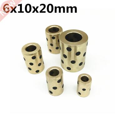 6x10x20 mm linear graphite copper set bearing copper bushing
