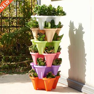 5 Tier Stackable Succulents Flower Planter Garden Set Smart