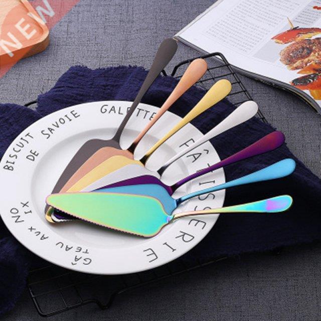 Colorful Stainless Steel Smo Cake Scraper Spatula scrap