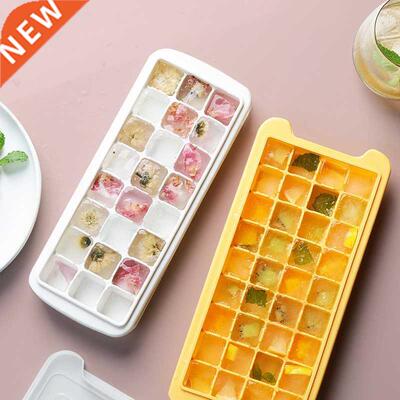 Silicone Ice Tray Ice Cube Mold Square Ice Cube Box 24/36
