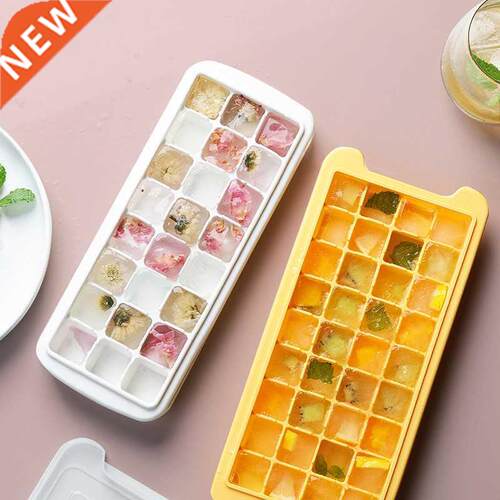 Silicone Ice Tray Ice Cube Mold Square Ice Cube Box 24/36