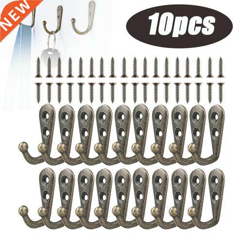 Wall Mounted Door Back Hooks Retro Alloy Single Hook Home