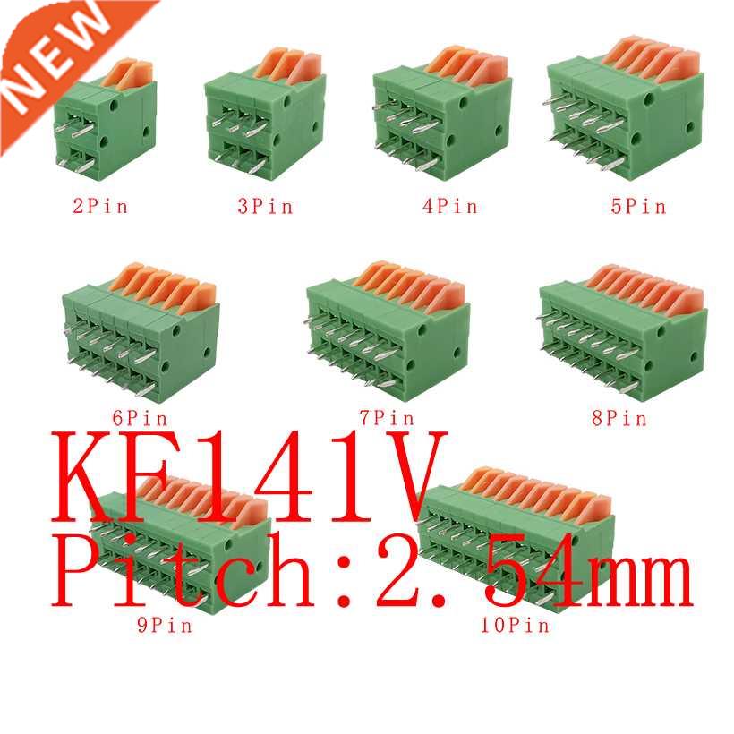 10Pcs KF141R/KF141V 2.54mm Right Angle/Straight Needle PCB M