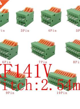 10Pcs KF141R/KF141V 2.54mm Right Angle/Straight Needle PCB M