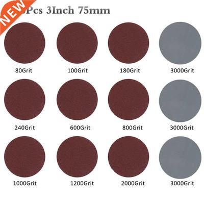 3 Inch 75mm Sandpaper 80-3000 Grit Sander Disc Sanding Discs