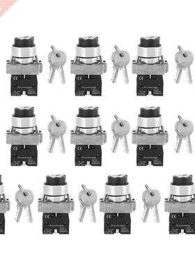 10Pcs Normally Closed Button Switch Power Control Elements A