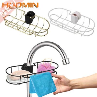 HOOMIN Faucet Storage Racks Bathroom Soap Shelves Kitchen