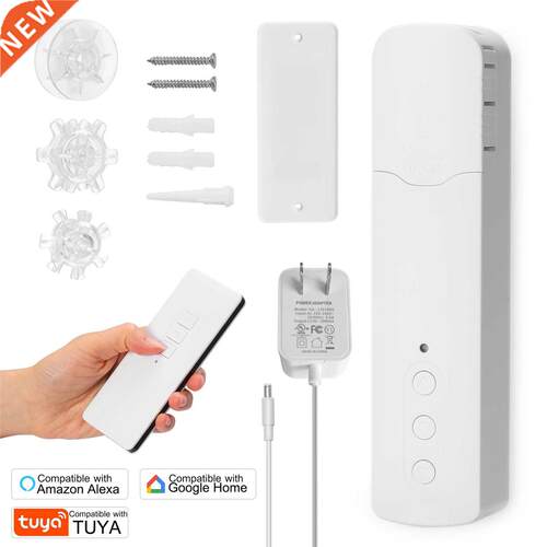 Tuya WiFi TM616EGWT Smt Electric Curtain Motors Pull Bead