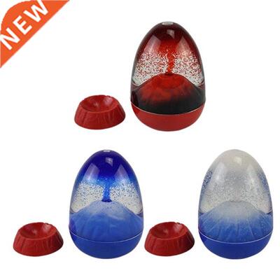 Creative Volcano Hourglass Sand Timer Acrylic Ornamental Hou