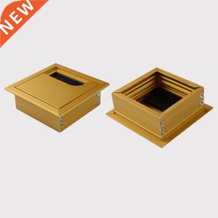 Alloy square cable hole cover 80*80mm Table TV Cabinet compu
