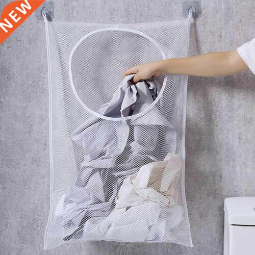 Wall Mounted Dirty Clothes Basket Breathable Laundry Basket