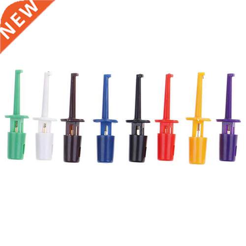 12x Useful multimeter lead wire test probe hook clip set