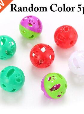 5pcs Cat Toy Cat Toys Interactive Ball with Bell Cat