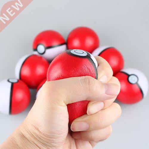 Pokemon Fidget Toys Pokeballs Soft Luminous and Multicolor C