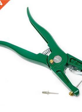Ear Tag Pliers Animal Controller Green Metal Ear Spur