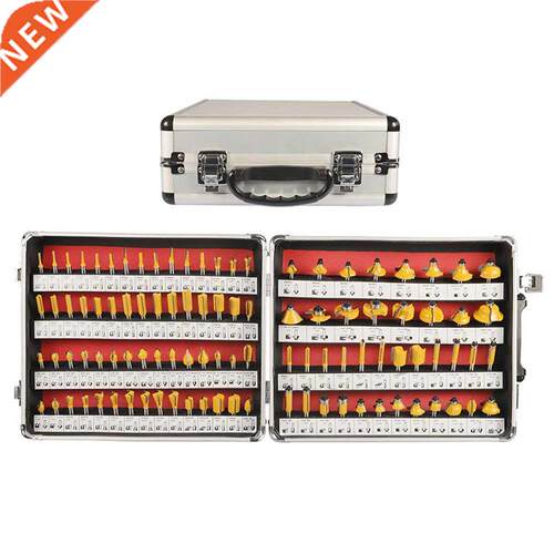 100PCS Milling Cutter Bit Set Tungsten Steel Router Bit Set