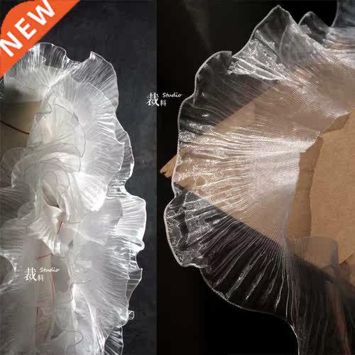 Transparent Ruffled Wave Large Lace Three-Dimensional