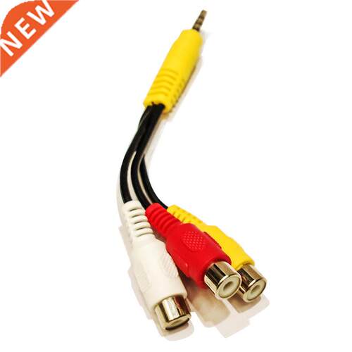 15 Cm 3.5 Revoluton 3RCA Female Composte Audo Vdeo AV Ca