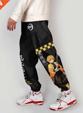 2021 3D Japanese Anme Cargo Pants Harajuku Streetwear Demon