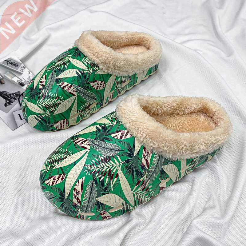 New Winter Women's Cotton Slippers Home Indoor Warm Shoes Me