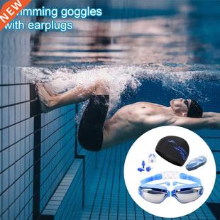 Swimming Goggles Set Waterproof Water Anti-fog Glasses Men
