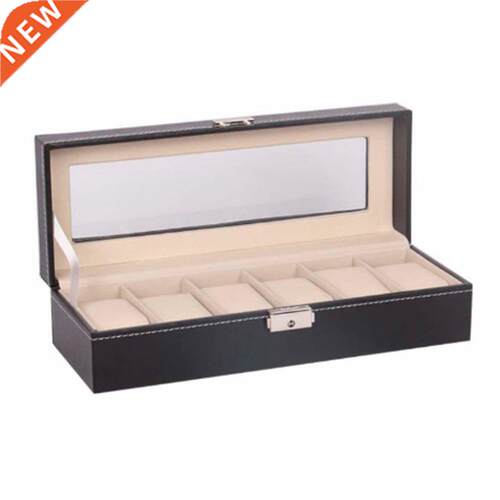 2/6 Slots Portable Slots Watch Display Box Storage