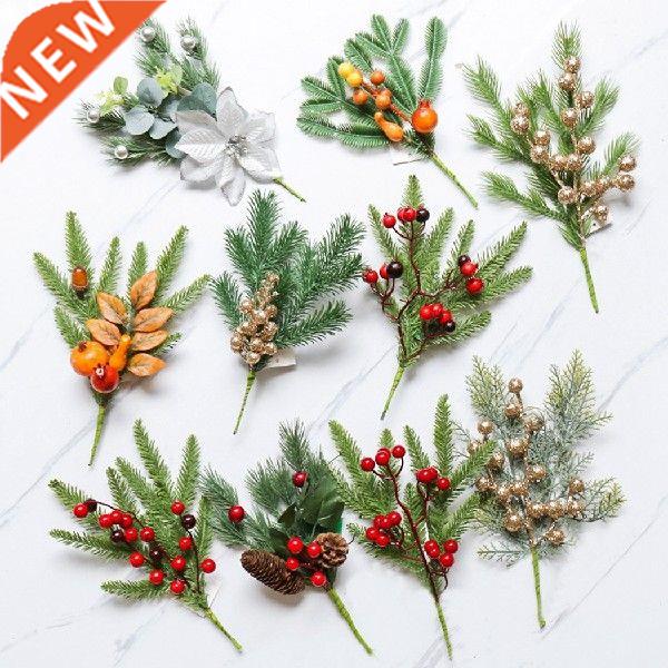 1Pc Artificial Flower Red Berry Branch Suitable For Wedding