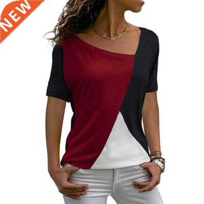 New Coming Thin Summer Casual Women T Shirts Short Sleeve Fa