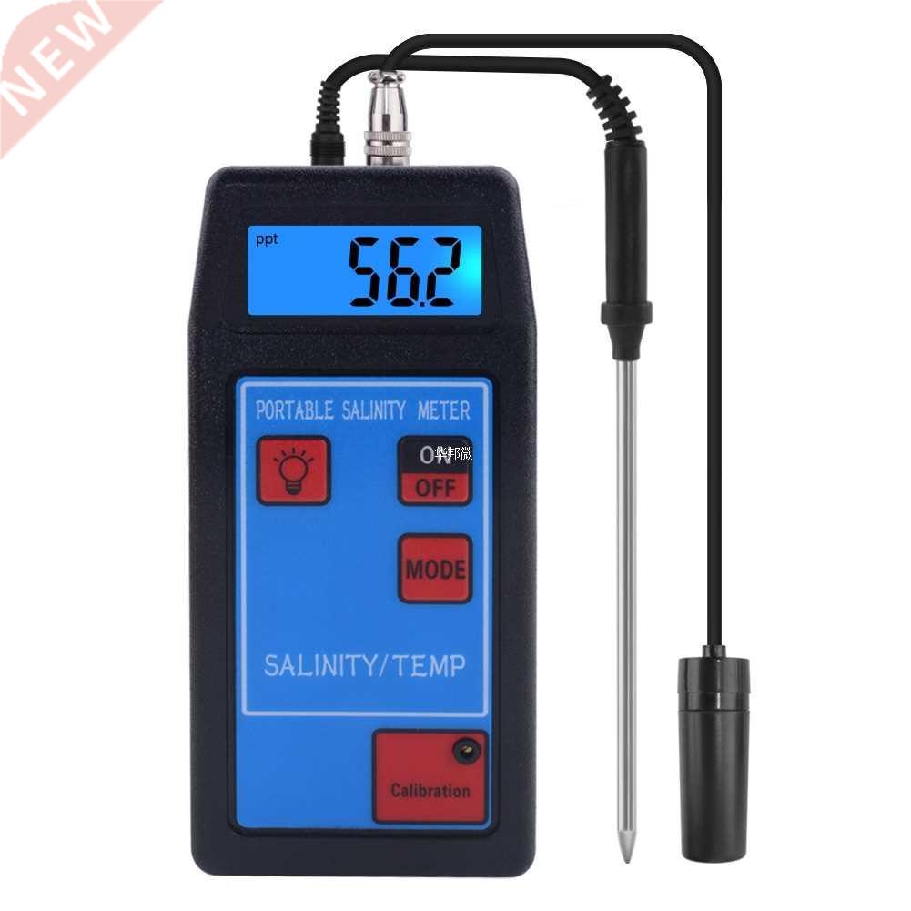 Portable Digital Aquarium Temperature Tester Indoor Salinity