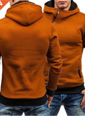 yvlvol Autumn Winter Solid Hoodies Men Casual Tracksuits Hi