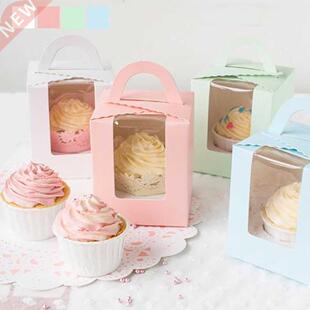 20pcs Cute Mini Biscuit Candy Box Single Muffin Box