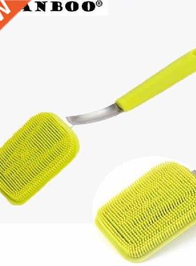 ORGANBOO 1PC Kitchen Long Handle Stainless Steel +Silicone