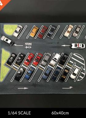 1:64 Scale Underground Garage Large Parking Lot Mat For Diec