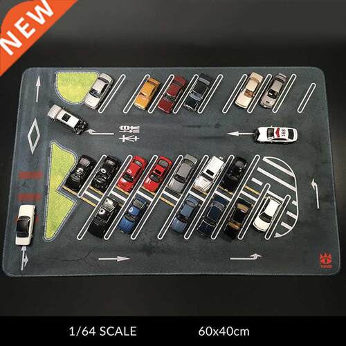 1:64 Scale Underground Garage Large Parking Lot Mat For Diec