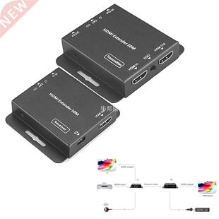 HDMI extender with HDMI Loop out+IR&HDMI EDID control by