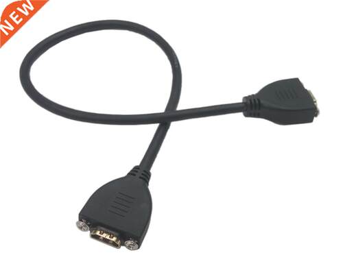 HDMI Female to Female Extension Cable With Screw Panel Mount