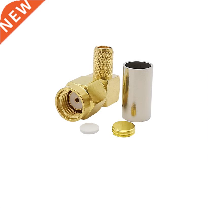 1Pcs Right Angle 90 Degree RP SA ale Crip LR195 RG58 RG1