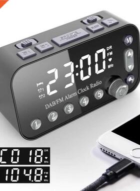 Dual USB Port Digital Alarm Clock DAB & FM Alarm Clock R