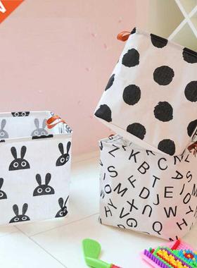 Zerolife 33x35 Foldable Sundries Laundry Basket Cute Printin