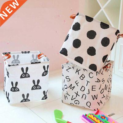 Zerolife 33x35 Foldable Sundries Laundry Basket Cute Printin