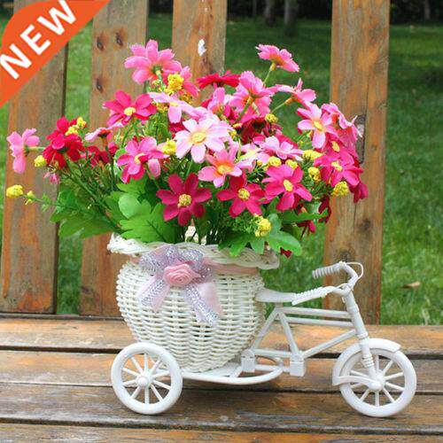 2020 New Bicycle Decorative Flower Basket Newest Plastic
