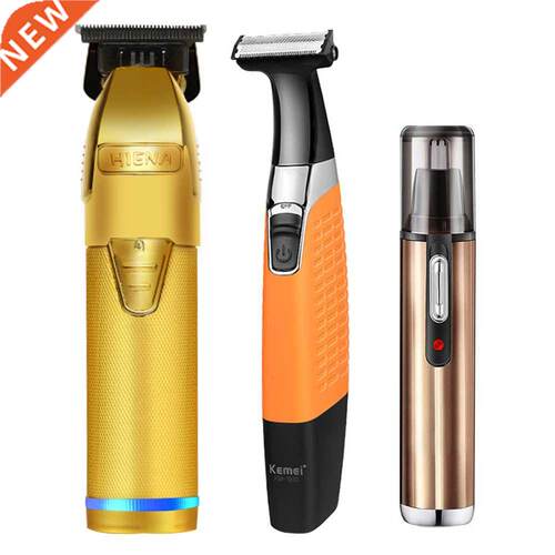 NEW Hair Clipper Professional Gold Electric Trimmer For Men